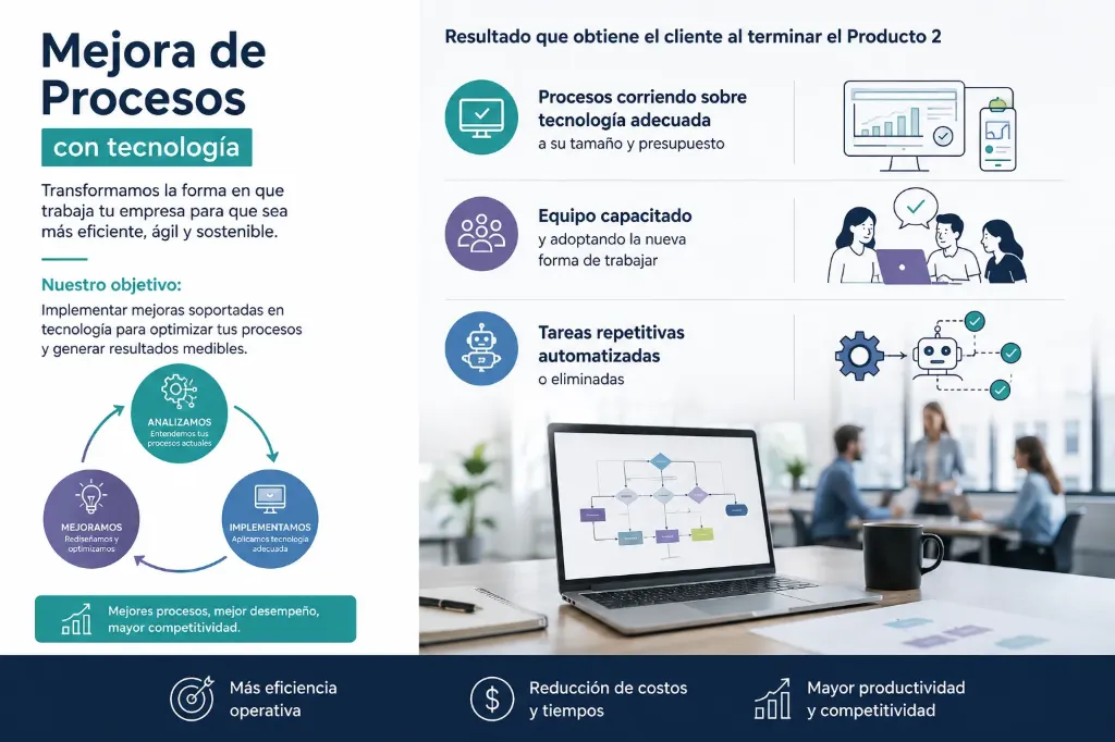 Mejora de procesos con Tecnología